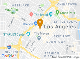map of Sheraton Grand Los Angeles
