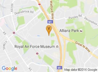 map of RAF Museum