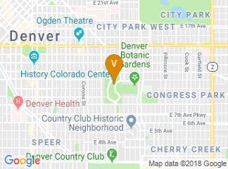 map of Cheesman Park