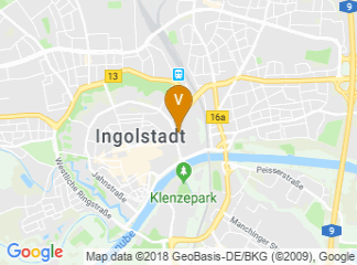 map of Technical University of Ingolstadt