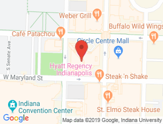 map of Hyatt Regency Indianapolis