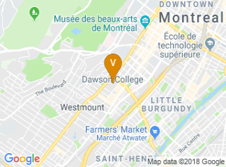 map of Dawson College