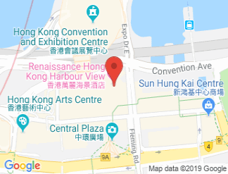 map of Renaissance Hong Kong Harbour View Hotel