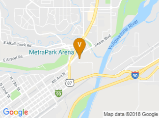 map of MetraPark Arena