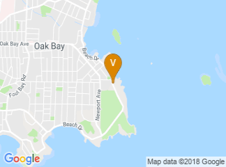 map of Oak Bay Beach Hotel