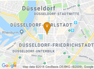 map of Leonardo Royal Hotel Dusseldorf Konigsallee