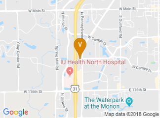 map of Renaissance Indianapolis North Hotel