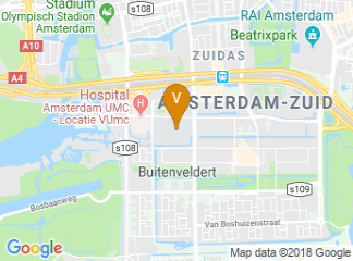 map of VU Amsterdam