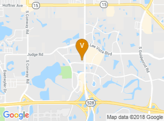 map of DoubleTree by Hilton Hotel Orlando Airport