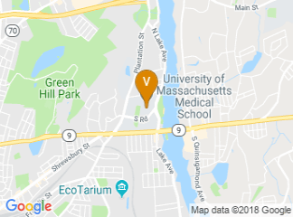 map of University of Massachusetts Medical School