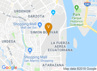 map of Convention Center Guayaquil Simon Bolivar