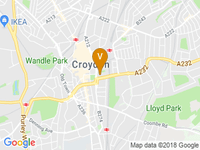 map of Fairfield Halls