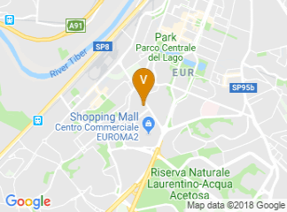 map of Novotel Roma Eur