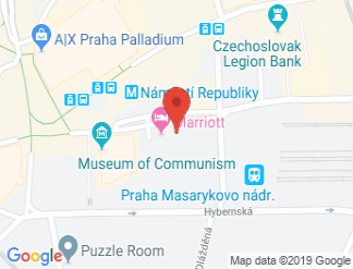 map of Prague Marriott Hotel