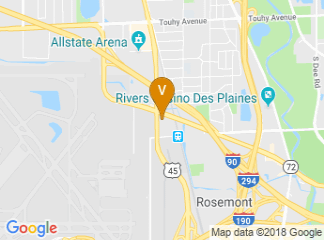 map of Sheraton Chicago O