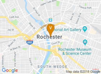 map of Hyatt Regency Rochester