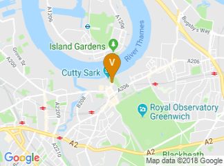 map of Old Royal Naval College