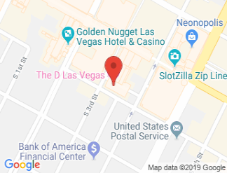map of The D Las Vegas