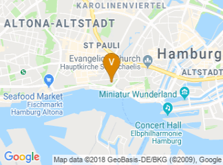 map of Hotel Hafen Hamburg