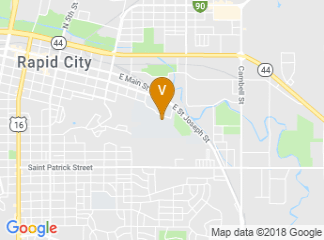 map of South Dakota School of Mines & Technology