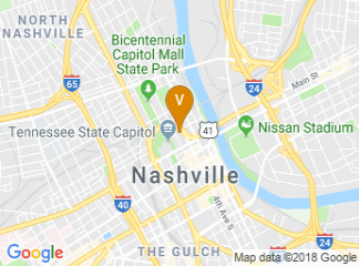 map of Musicians Hall of Fame and Museum