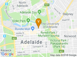map of The University of Adelaide