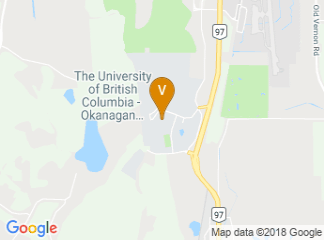 map of The University of British Columbia: Okanagan Campus