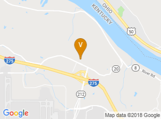 map of Cincinnati Airport Marriott