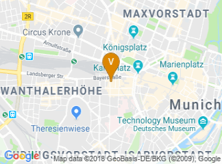 map of Maritim Hotel Munchen