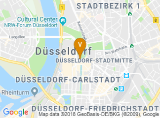 map of Steigenberger Parkhotel Düsseldorf