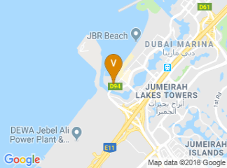 map of DoubleTree by Hilton Hotel Dubai - Jumeirah Beach
