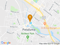 map of Petaluma Downtown Association Inc