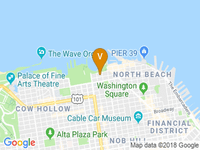 map of Ghirardelli Chocolate Experience