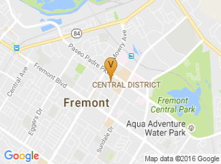 map of Downtown Fremont