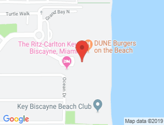 map of The Ritz-Carlton Key Biscayne Miami