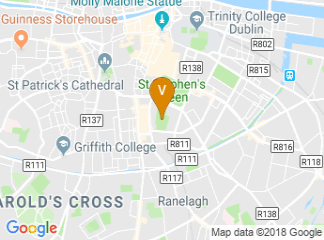 map of Iveagh Gardens