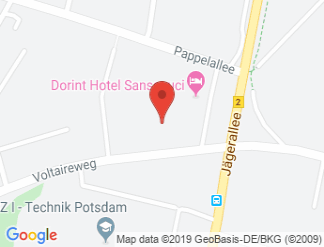 map of Dorint Hotel Sanssouci Berlin/Potsdam