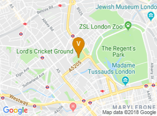 map of Lords Cricket Ground