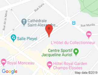 map of Les Salons Hoche
