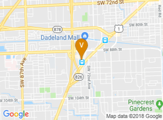 map of Miami Marriott Dadeland
