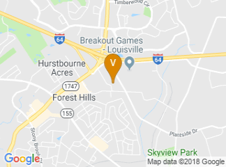 map of Louisville Marriott East