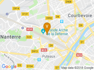 map of Hilton Paris La Defense