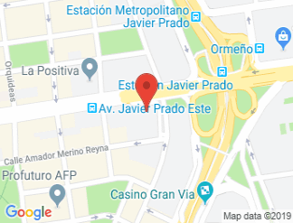map of The Westin Lima Hotel & Convention Center