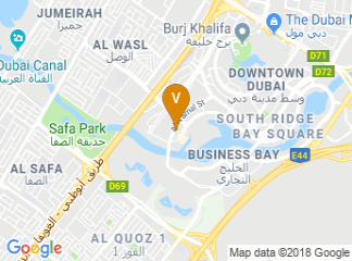map of The Oberoi Dubai