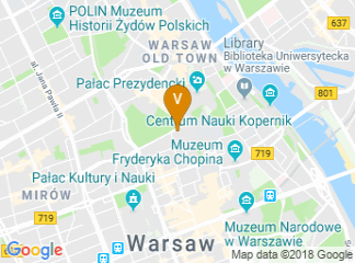 map of Sofitel Victoria Warszawa