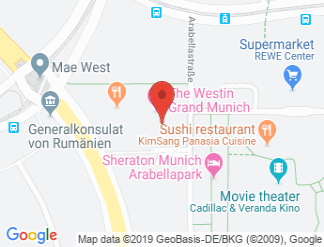 map of The Westin Grand Munich