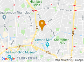 map of London Art House