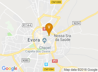 map of University of evora