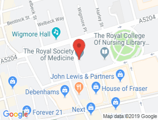 map of The Royal Society of Medicine