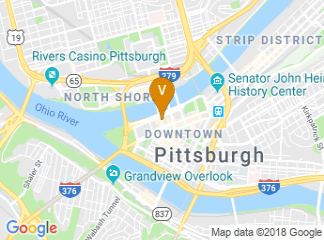 map of Renaissance Pittsburgh Hotel